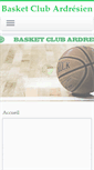 Mobile Screenshot of basketclubardres.com